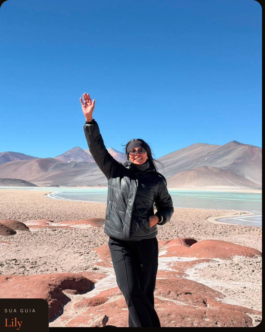Lily no Atacama